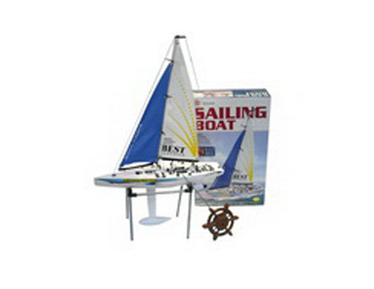 自装四通遥控帆船不包电 778B